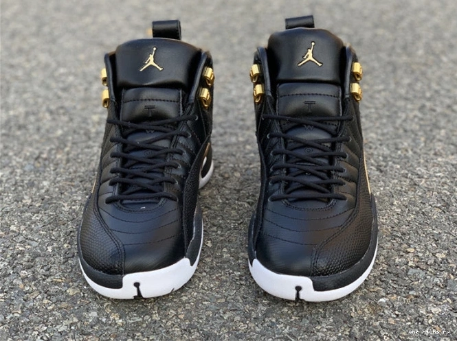 Cheap Jordan Air 12 AO6068-007 Retro Metallic Gold-White 'Reptile' Black 0824
